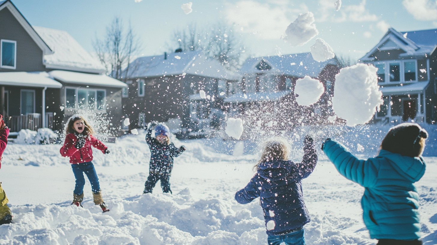 Snowy Fun Free Snowy fun outdoors Photo - Winter, Children, Snow | Download at ...