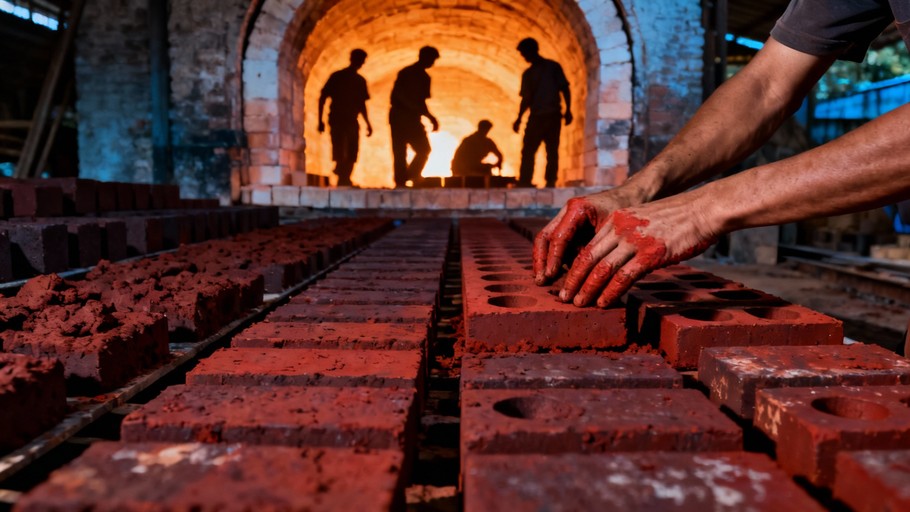 Free Handcrafted Brick Making Image - Bricks, Workers, Factory ...