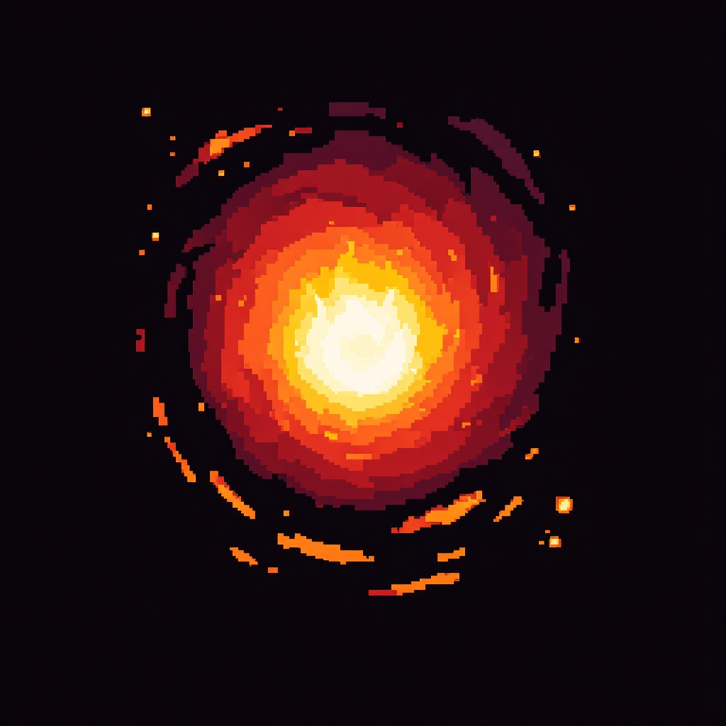 Free Spiraling Pixel Inferno Image - Fire, Vortex, Pixel | Download at ...