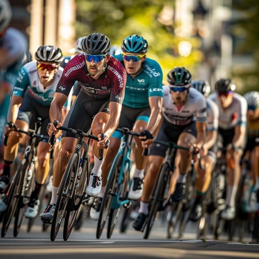 Free Intense cycling race Image Download at StockCake