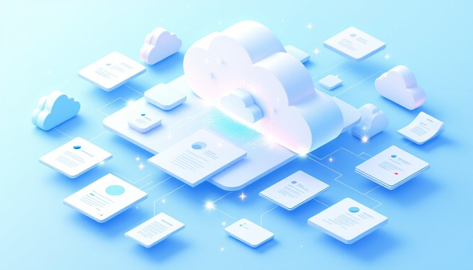 Free Cloud Document Network Image - Cloud, Documents, Isometric ...