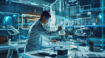 Free Futuristic Tech Lab Image - Technology, Scientist, Research ...