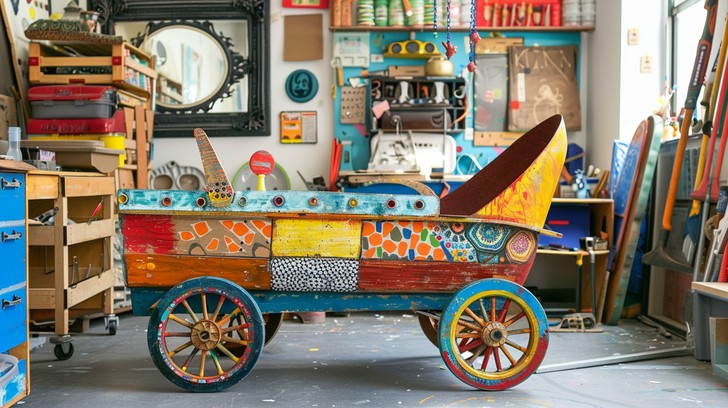 Free Artistic Studio Cart Image - Art, Wagon, Studio | Download at ...