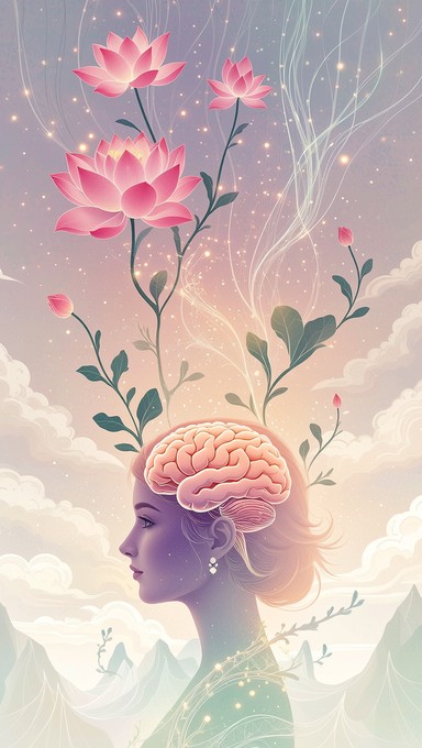 Free Mind Blooms Freely Image - Brain, Flowers, Transformation ...