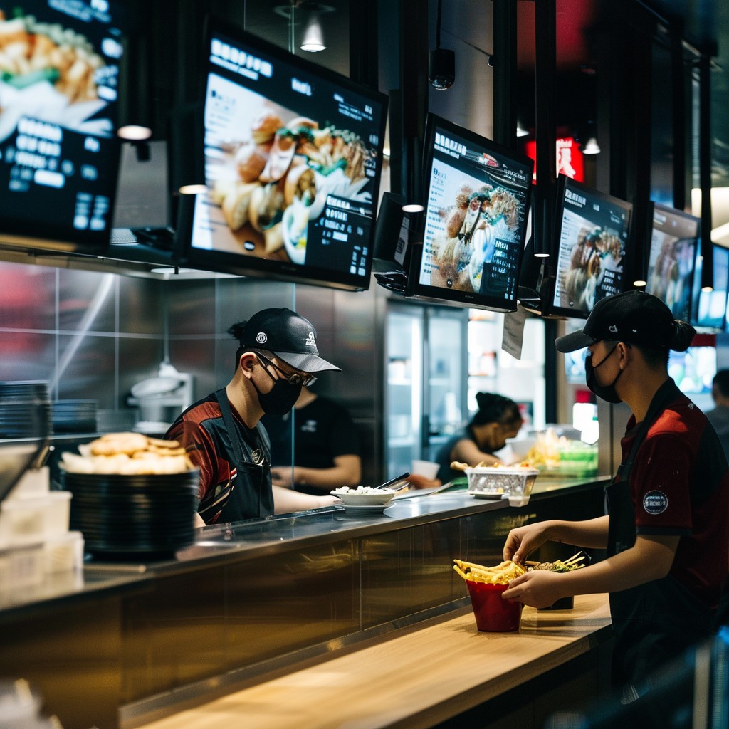Fast Food Provider Free Fast Food Service Image - Restaurant, Fast Food, Workers ...