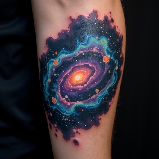 Free Vibrant Cosmic Ink Image - Galaxy, Tattoo, Cosmic | Download at ...