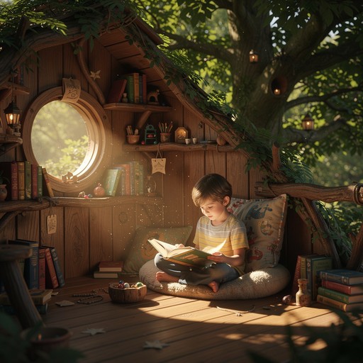 Tree House Reading Free Treehouse Reading Adventure Image - Boy, Child, Reading | Download ...