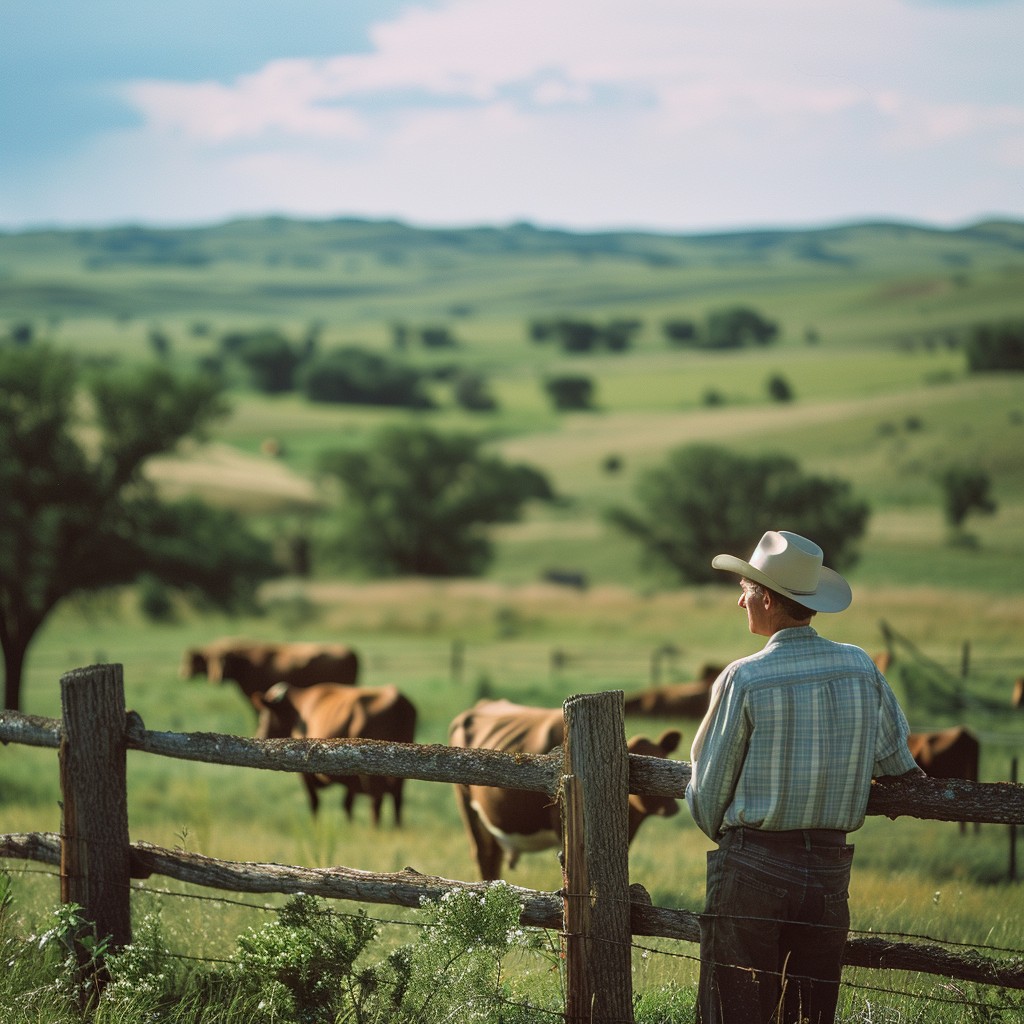Free Rancher Observing Cattle Image - Rancher, Cattle, Fence | Download ...