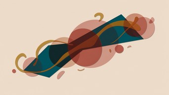 Abstract digital illustration of a deep teal angular plane, soft ...