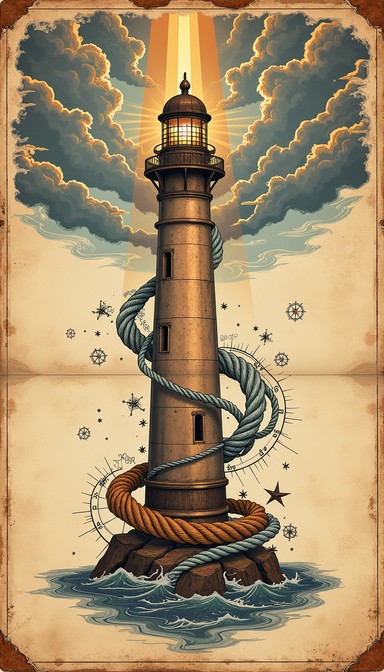 Free Illuminated Maritime Beacon Image - Lighthouse, Nautical, Maritime ...