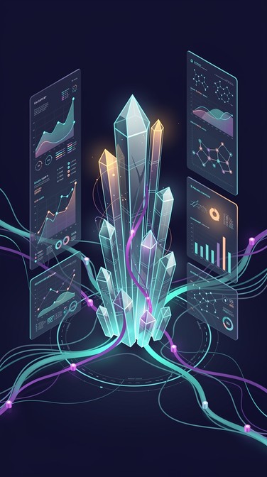 Free Futuristic Data Visualization Image - Helix, Spiral, Cyan ...