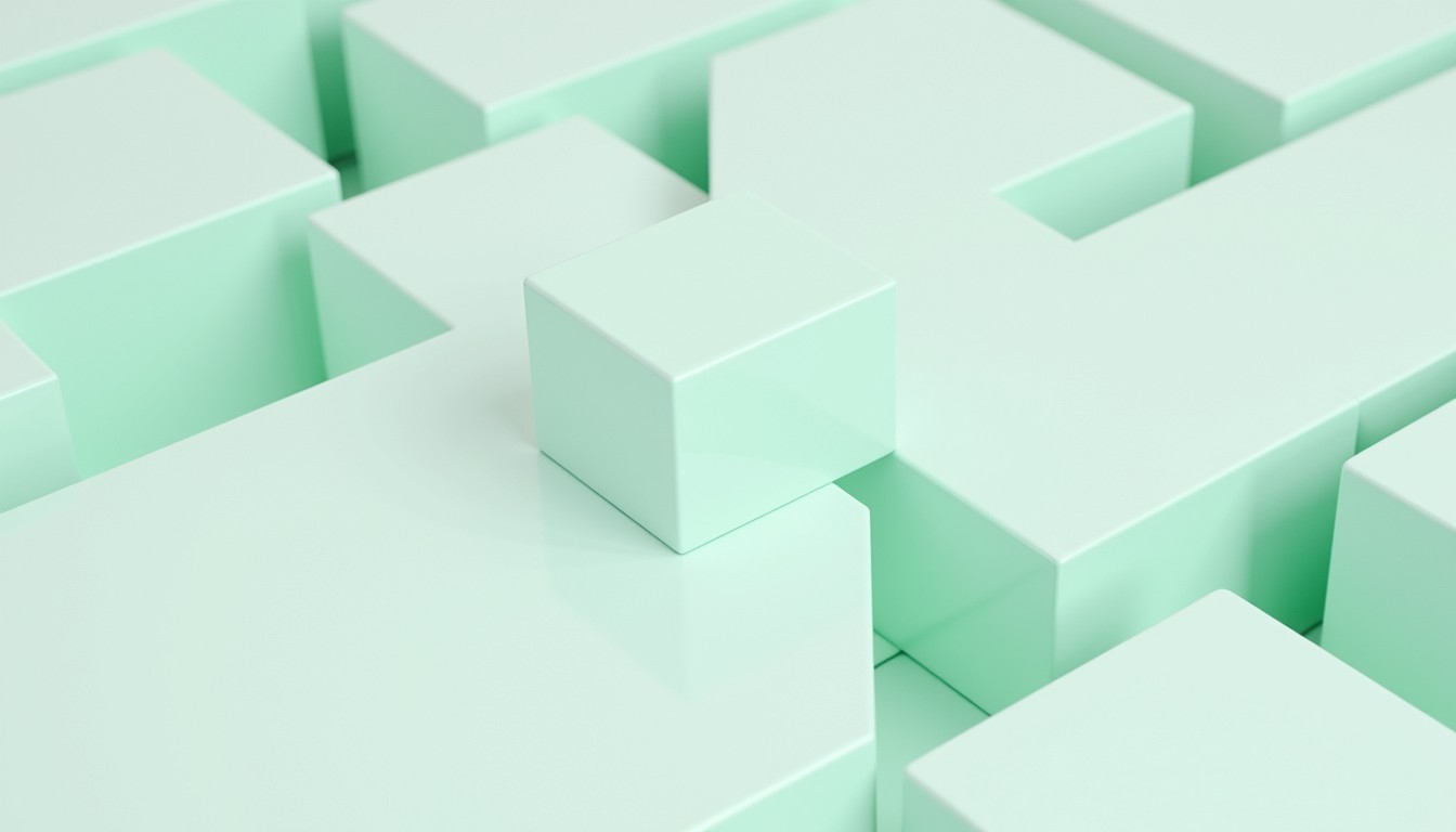 Free Minimal Mint Cubes Image - Mint, Geometric, Cubes | Download at ...