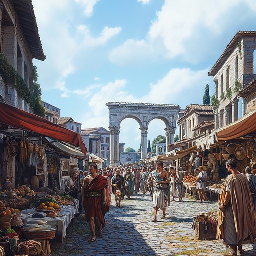 Free Bustling market scene Image - Market, Ancient, City | Download at ...