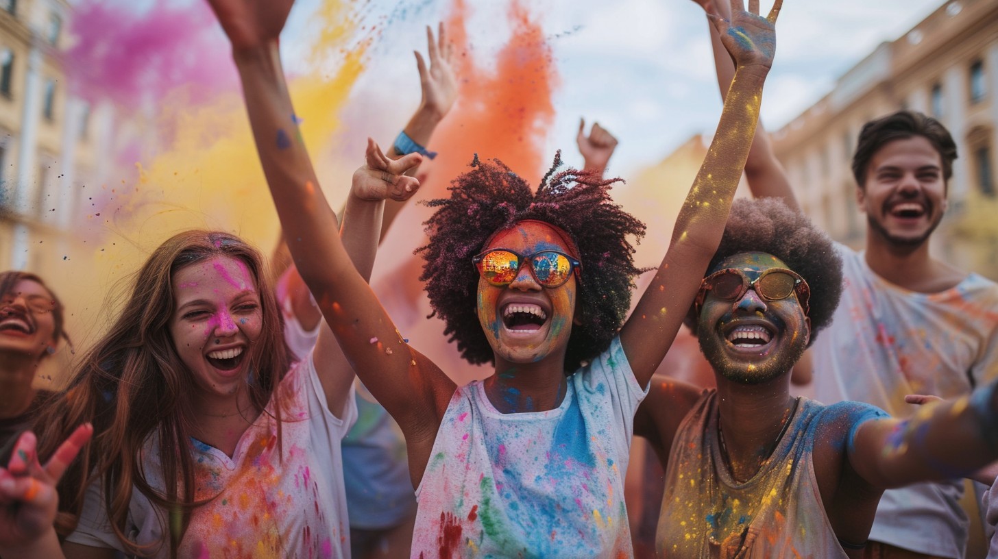 Free Colorful Festival Fun Image - Festival, Friends, Celebration ...