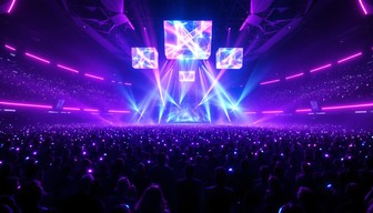 Free Neon Arena Spectacle Image - Concert, Arena, Neon | Download at ...