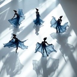 Free Shadows Dancing Blue Image - Dance, Ballet, Shadow | Download at ...
