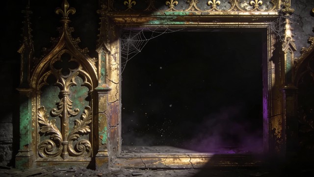 Free Gothic Golden Portal Image - Gothic, Baroque, Frame | Download at ...