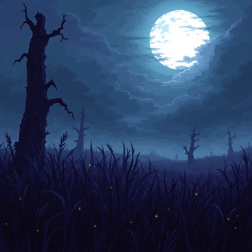 Free Moonlit Pixel Meadow Image - Pixel, Moonlight, Grass | Download at ...