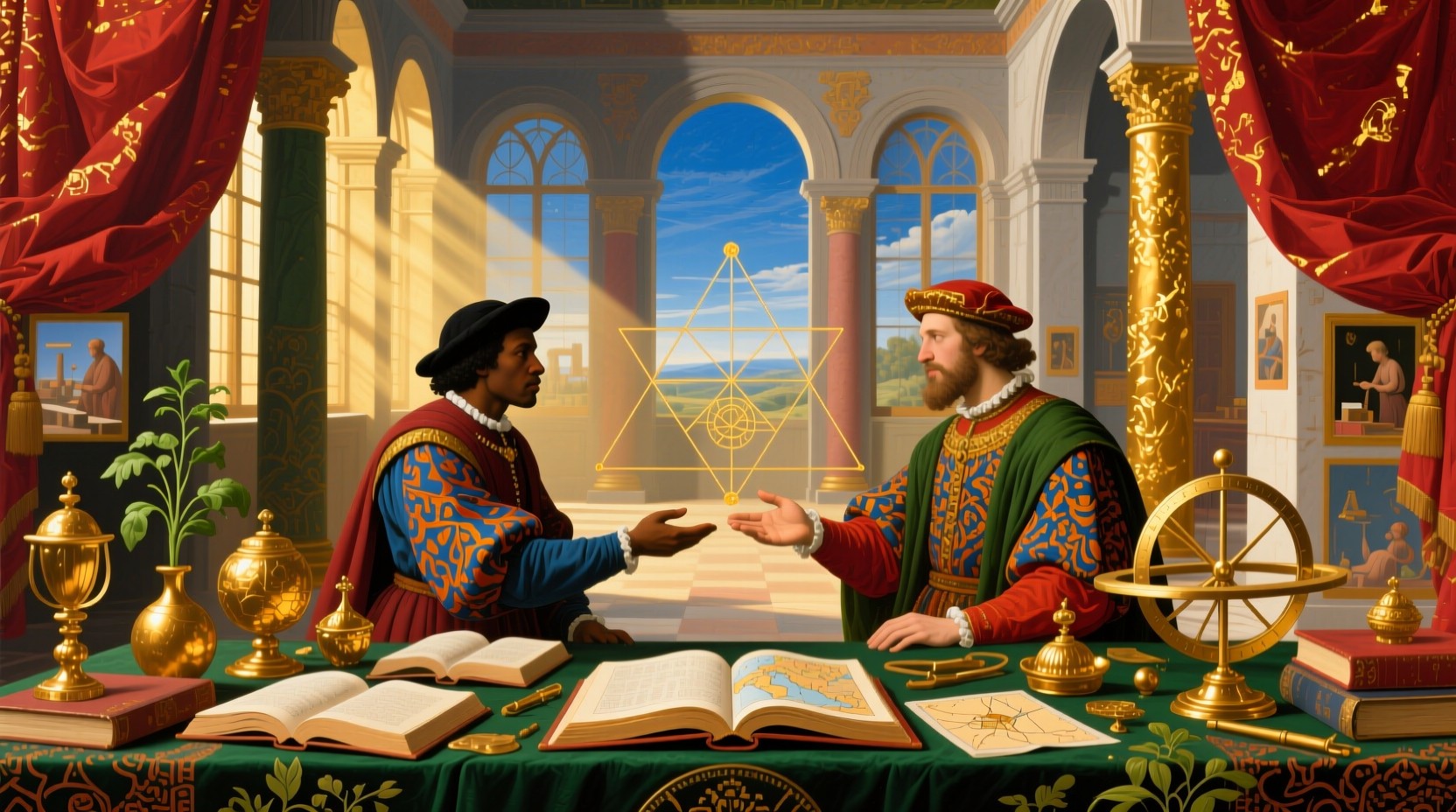 Free Scholars Sharing Knowledge Image - Renaissance, Scholars ...