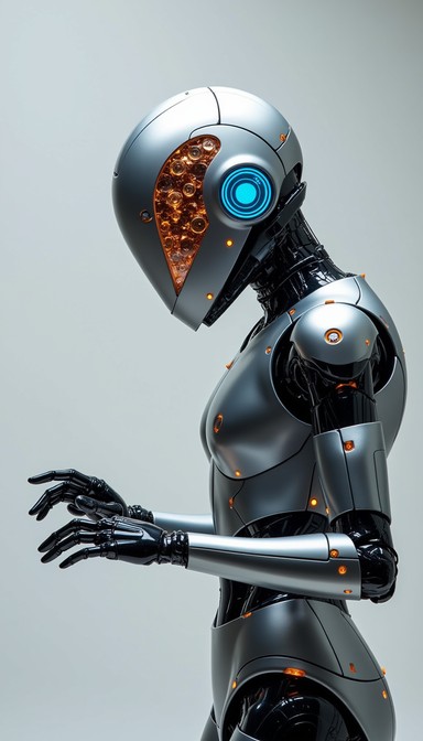 Free Glowing Robot Warrior Image - Robot, Android, Cyberpunk | Download ...