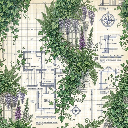 Patterns For Blueprint Free Botanical Blueprint Pattern Image - Botanical, Pattern, Vines ...