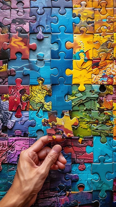 Free Solving colorful puzzle Image - Puzzle, Hand, Colorful | Download ...