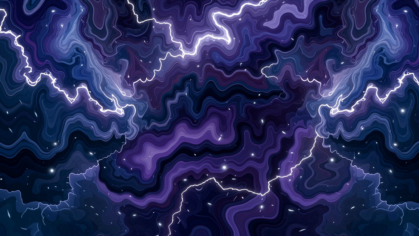 Thunder Abstract Color Free Midnight Thunder Abstract Image - Storm, Lightning, Thunder ...