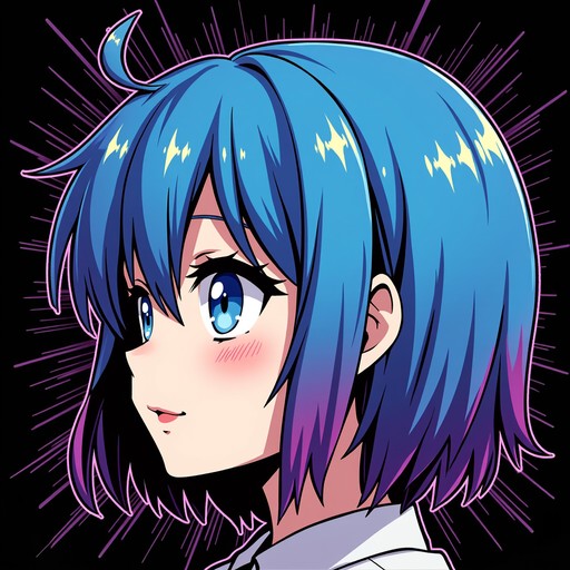 Free Vibrant Anime Portrait Image - Anime, Manga, Vibrant | Download at ...