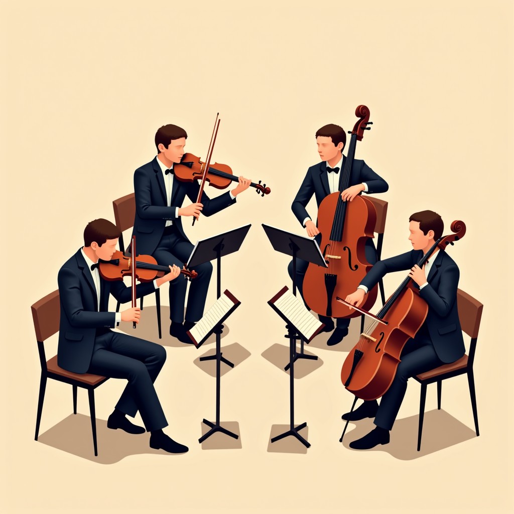 String Quartet Example Free Classical String Quartet Image - Music, Classical, Quartet ...