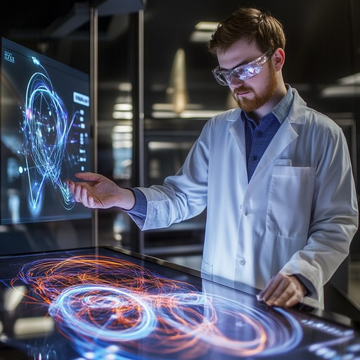 Free Scientist Analyzing Data Image - Scientist, Technology, Hologram ...