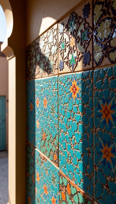 Free Azure Moroccan Tiles Image - Zellige, Moroccan, Geometric ...