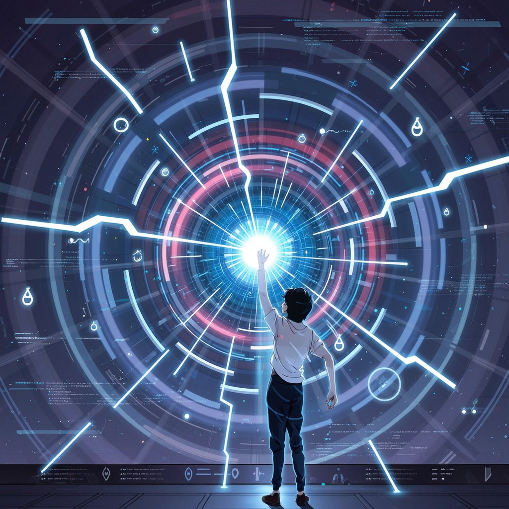 Free Digital Reality Threshold Photo - Singularity, Anime, Vortex ...