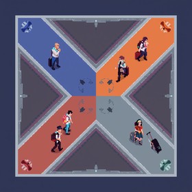 Free Travelers Crossing Paths Image - Isometric, Pixel, Travelers ...