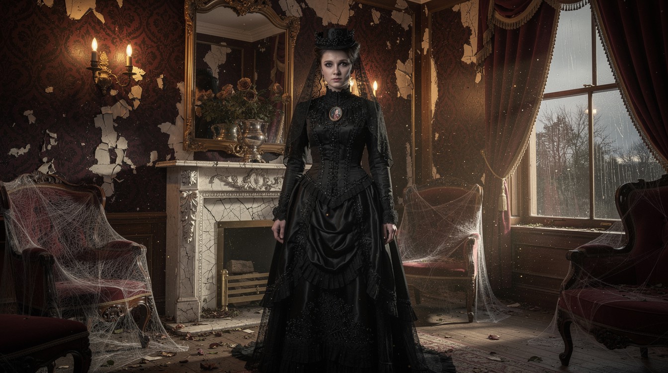 Free Gothic Mourning Portrait Image - Victorian, Gothic, Woman ...