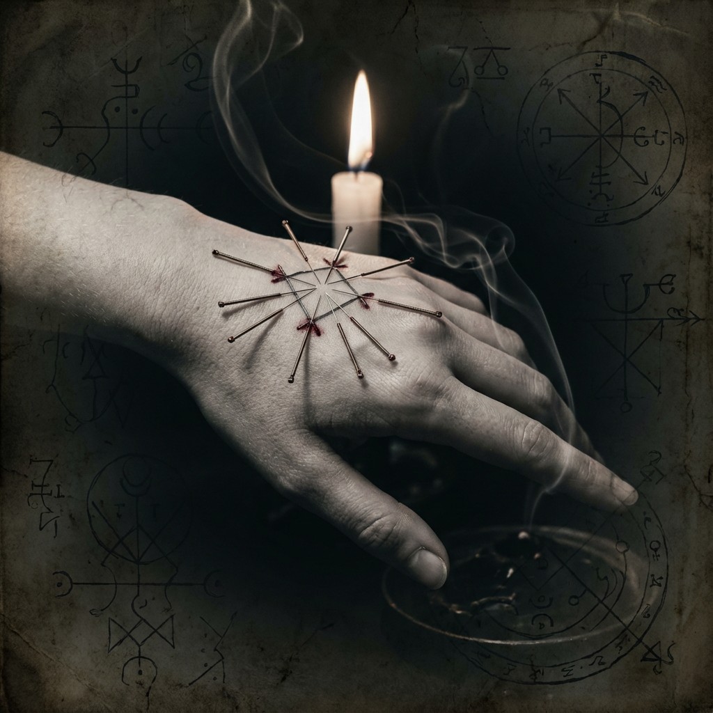 Gothic Injuries Free Gothic Healing Ritual Image - Acupuncture, Gothic, Needles ...