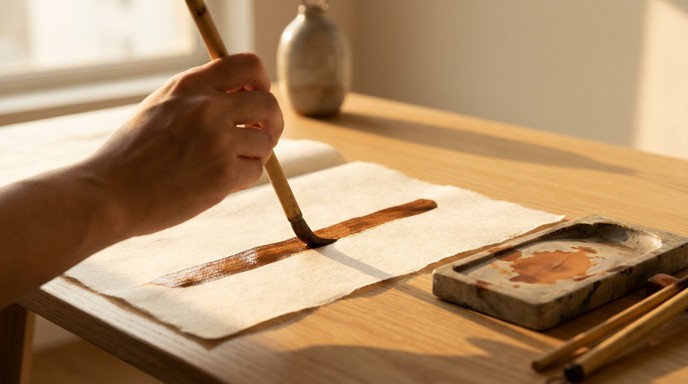 Free Calligraphy In Progress Image - Calligraphy, Brushstroke, Ink ...