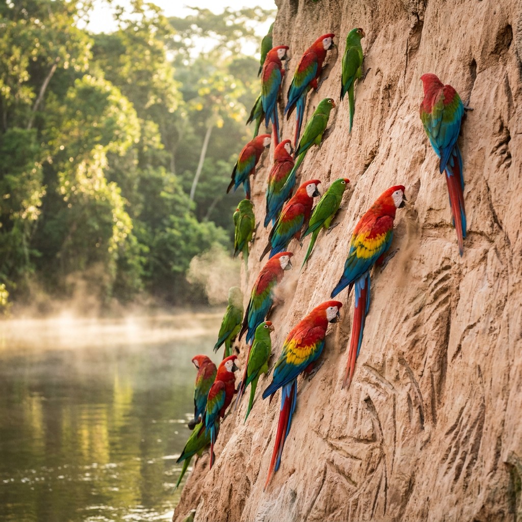 Free Rainforest Bird Ritual Image - Macaws, Parrots, Parakeets ...