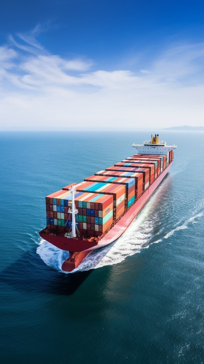 Free Cargo Ship Sailing Image - Cargo Ship, Containers, Ocean ...