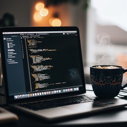 Free Coding and Coffee Image - Coding, Coffee, Laptop | Download at ...
