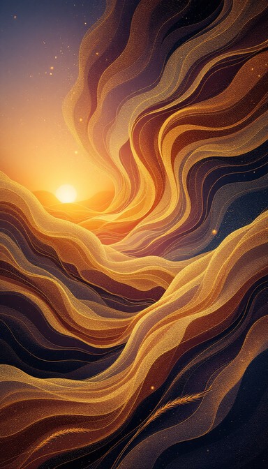 Free Flowing Golden Waves Image - Golden, Waves, Ethereal | Download at ...