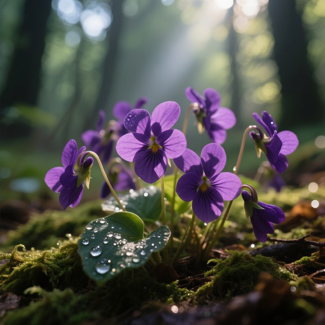 Violet In Nature Free Woodland Violet Magic Image | Download at StockCake