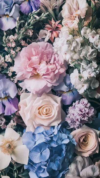 Free Colorful flower assortment Image - Flowers, Colorful, Arrangement ...