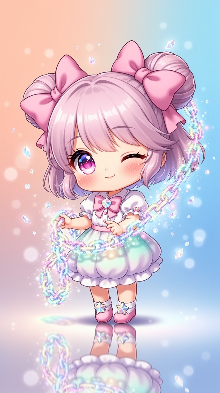 Free Sparkling Chibi Magic Image - Chibi, Kawaii, Anime | Download at ...