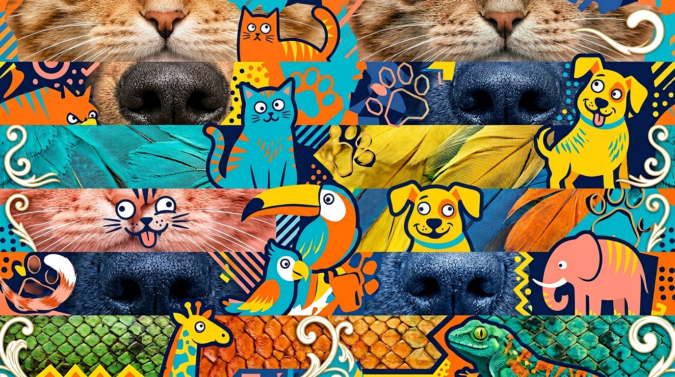 Free Playful Animal Pattern Image - Pattern, Animal, Seamless ...