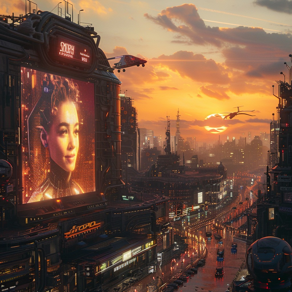 Free Futuristic City Sunset Image - Futuristic, Cityscape, Dusk ...