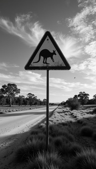 Free Outback Warning Sign Image - Outback, Kangaroo, Sign | Download at ...