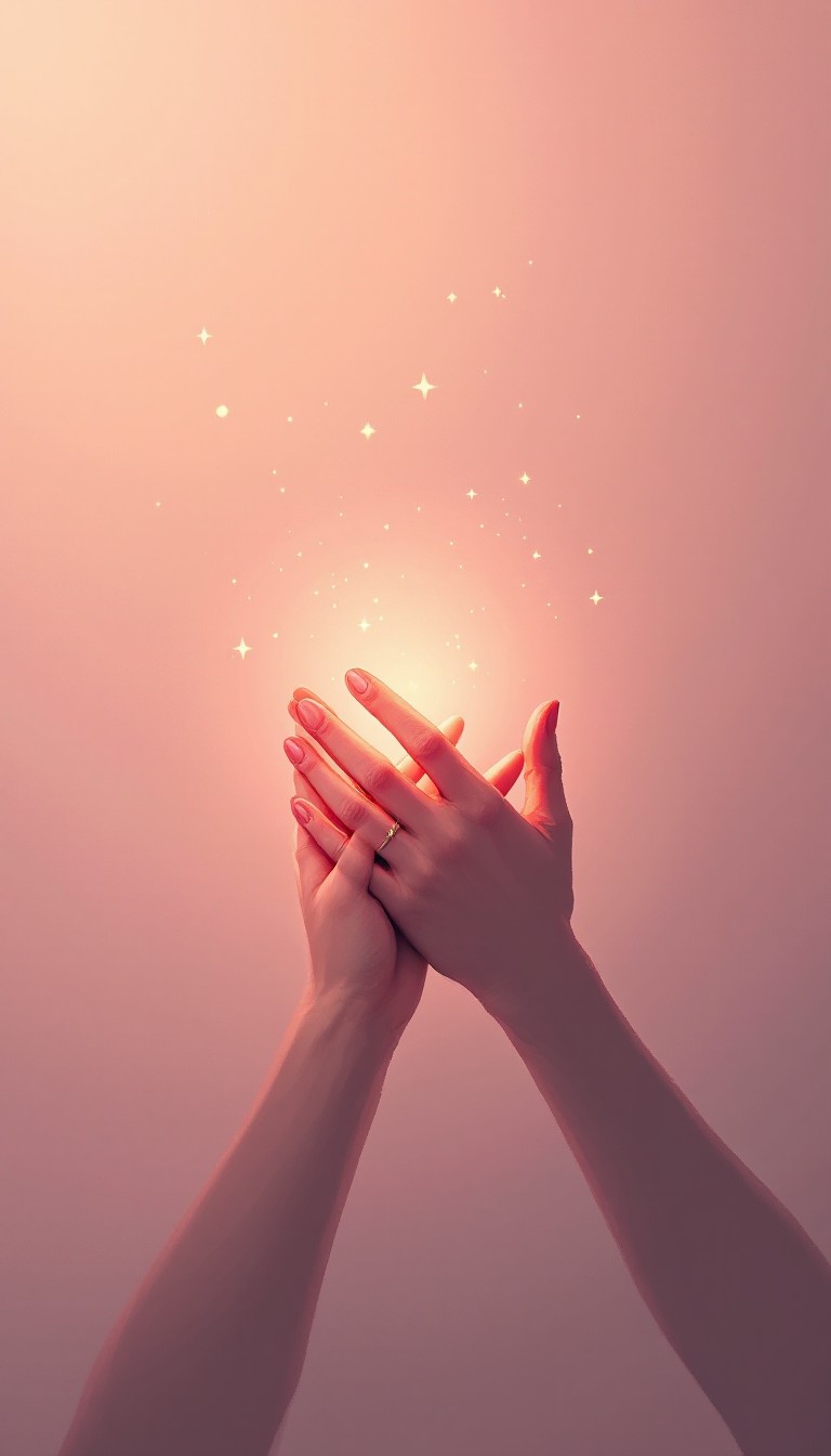 Scintillating Touch Free Illuminated Tender Touch Image - Hands, Touch, Connection ...