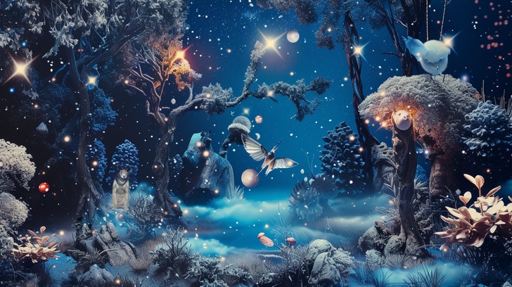 Free Enchanted Forest Scene Image - Enchanted, Forest, Magic | Download ...