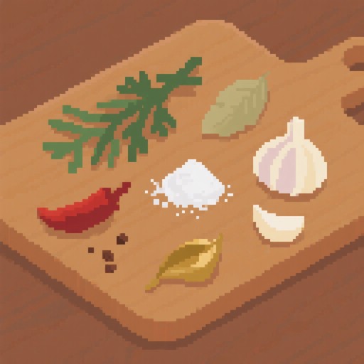 Free Culinary Pixel Essentials Image - Pixelart, Culinary, Minimalist ...