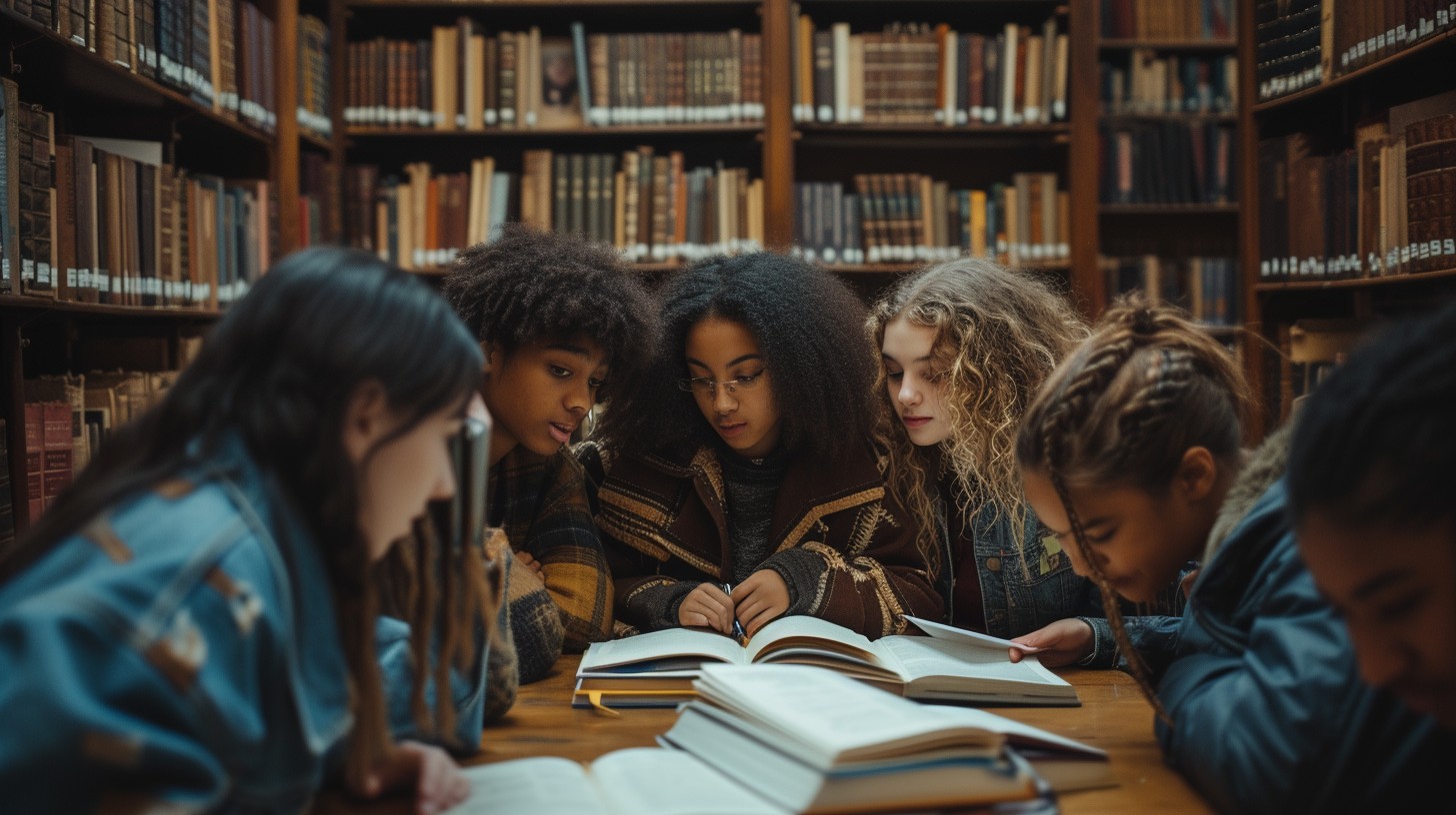 Study Study Study Free Group Study Session Image - Students, Library, Studying | Download ...